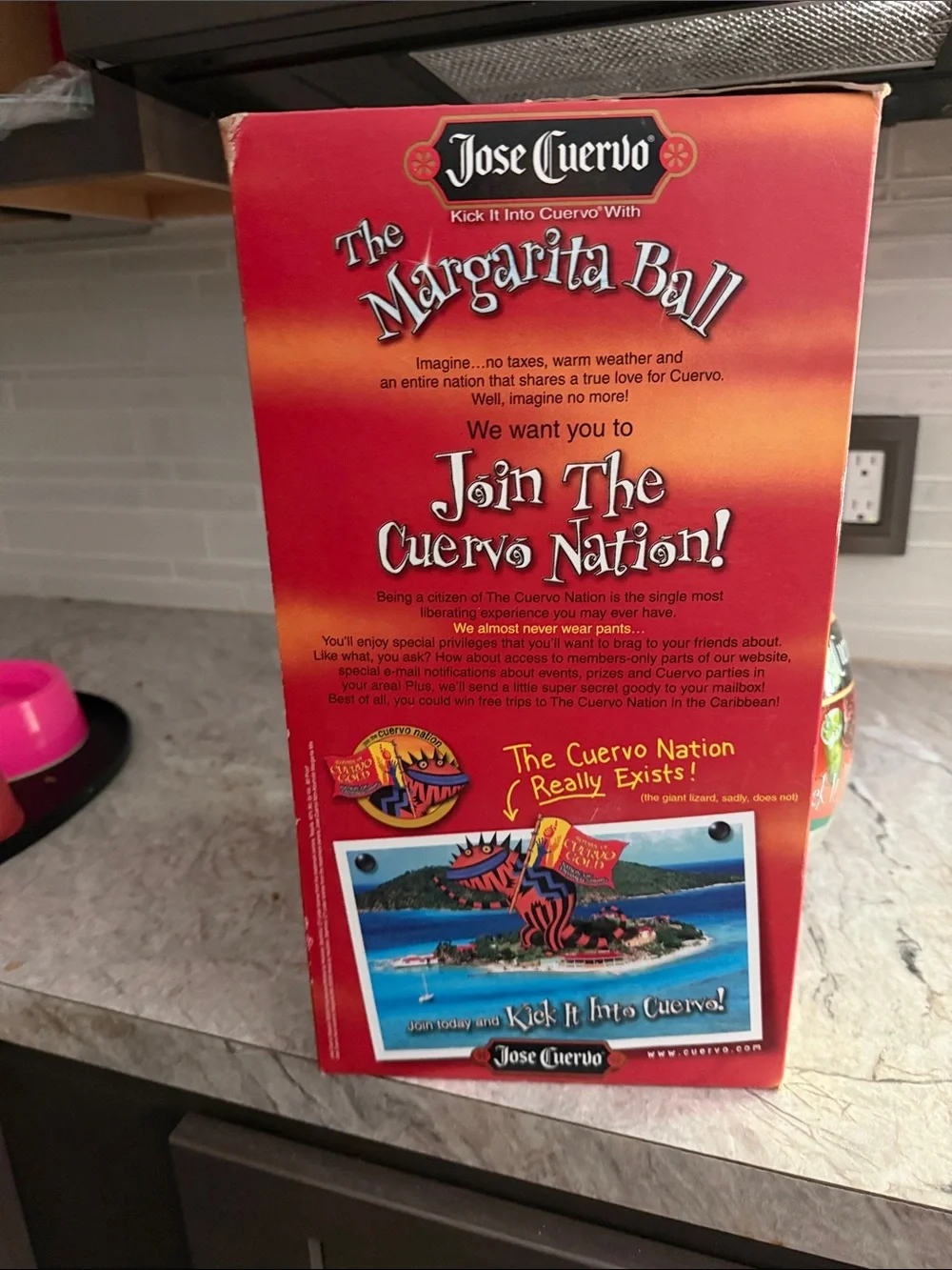 Jose Cuervo Margarita Ball Party Accessory - Red